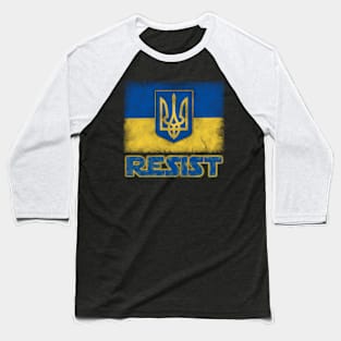 Ukraine RESIST Baseball T-Shirt